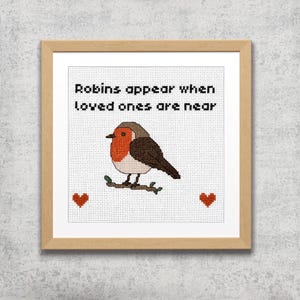 Bereavement Cross Stitch Pattern PDF | Small Sympathy Gift