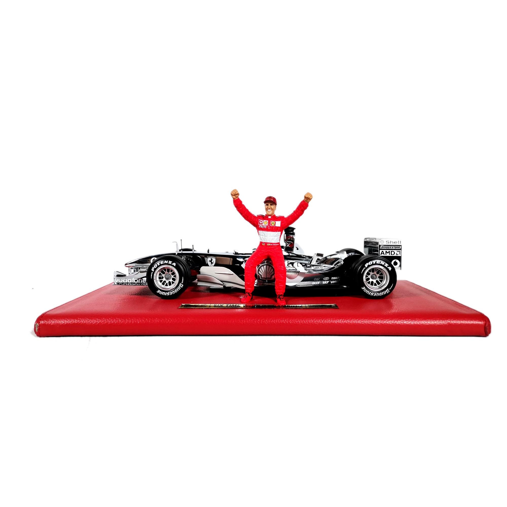 Hot Wheels Ferrari F1 F2003 Chrome - MICHAEL SCHUMACHER Six