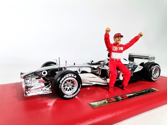 Hot Wheels Ferrari F1 F2003 Chrome - MICHAEL SCHUMACHER Six