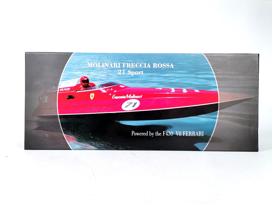 RARE BBR Models Ferrari - Molinari Freccia Rossa Race Boat #71 - Etsy