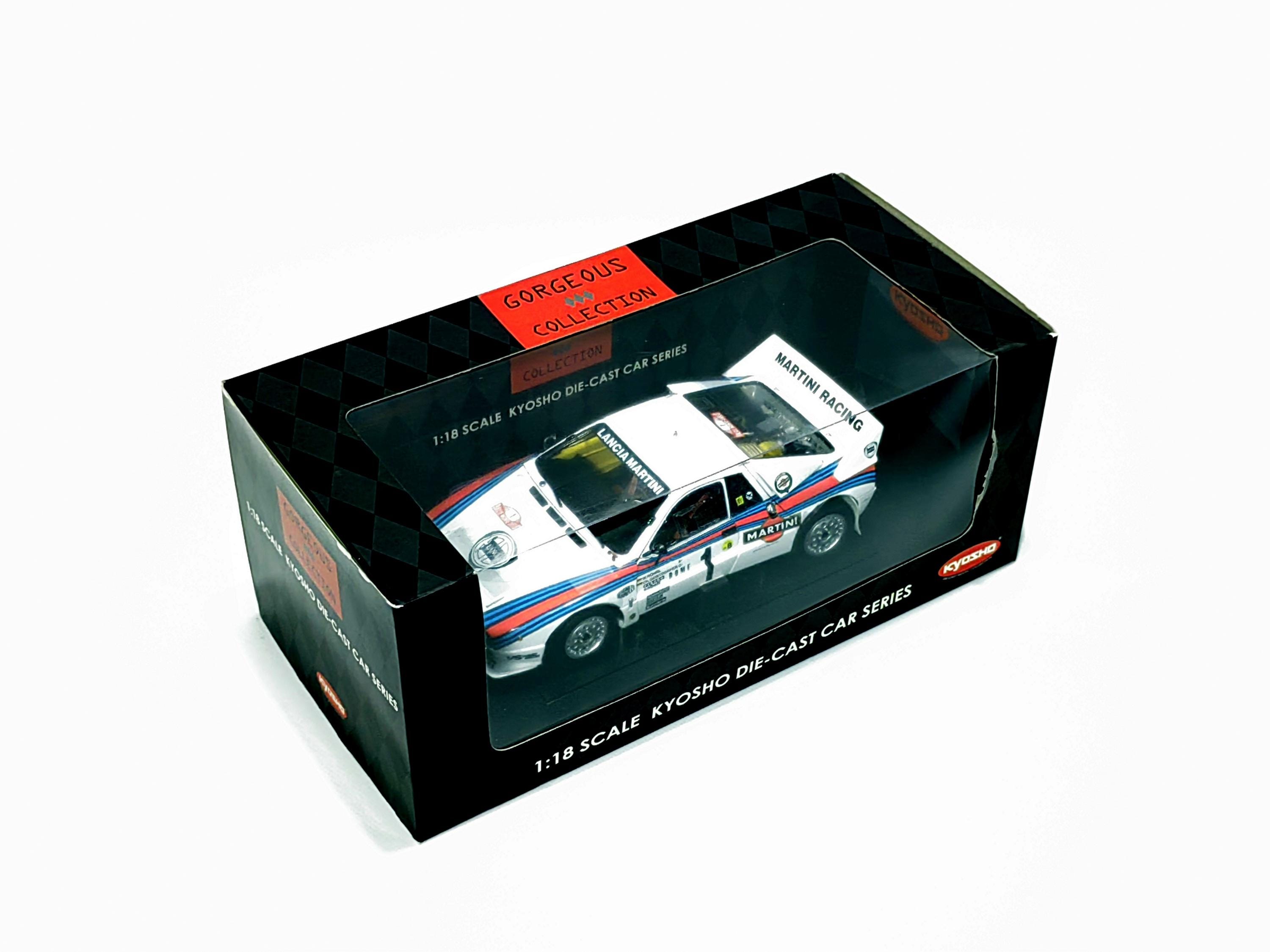 Kyosho 1/18 Lancia 037 #1 Martini Racing 1983 Monte Carlo Rally
