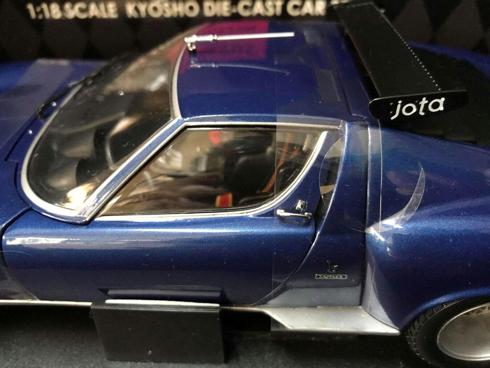 1/18 LAMBORGHINI JOTA SVR Blue Kyosho #08311BL - Etsy