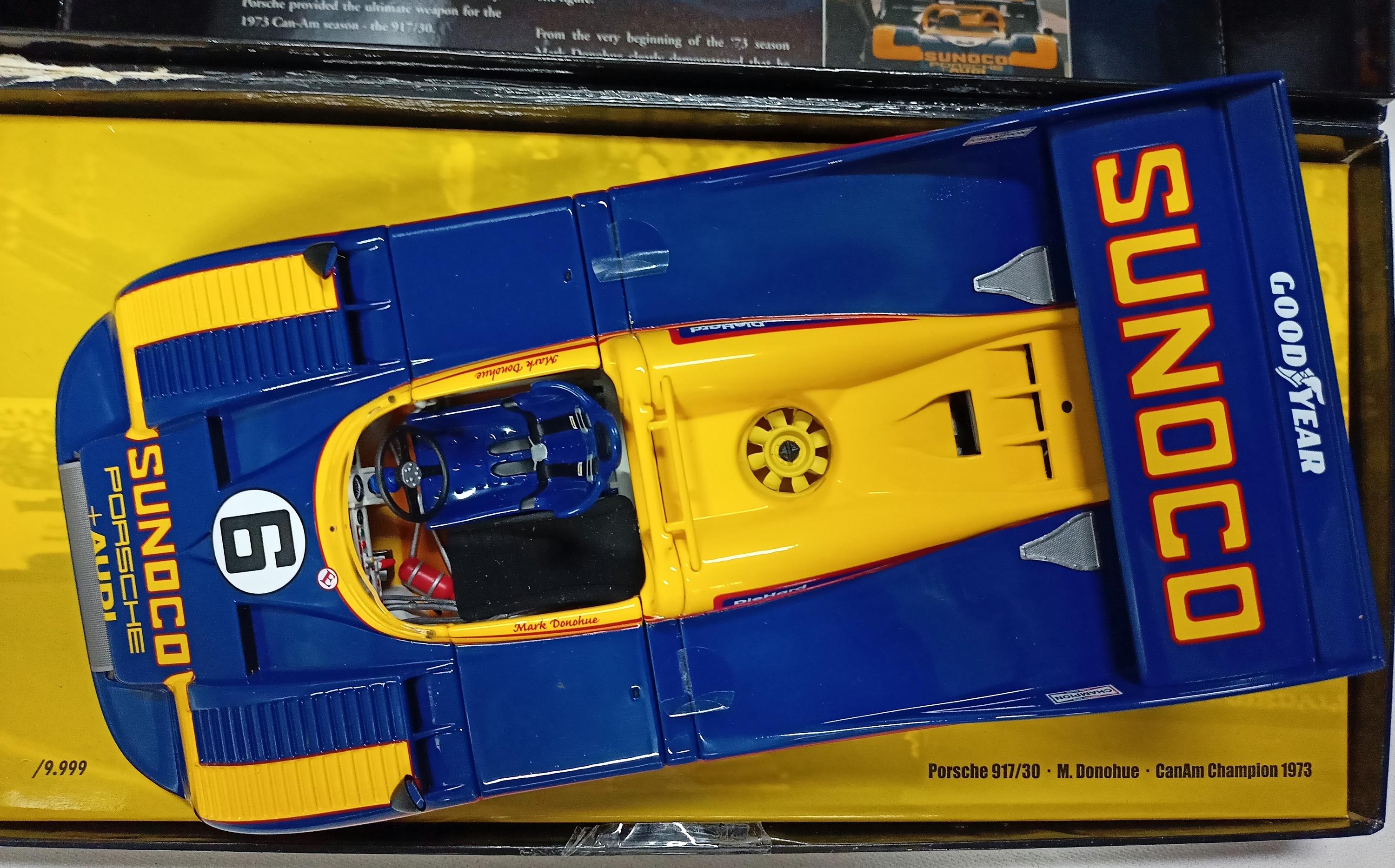 1/18 Porsche 917/30-mark Donohue Champion 1973 Minichamps Canam