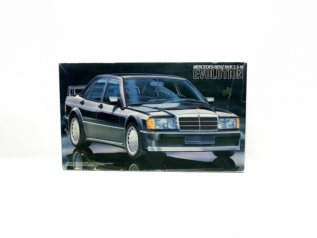 Fujimi 1/24 Model Kit Mercedes Benz 190E 2.5-16 Evolution II #12418 - Etsy