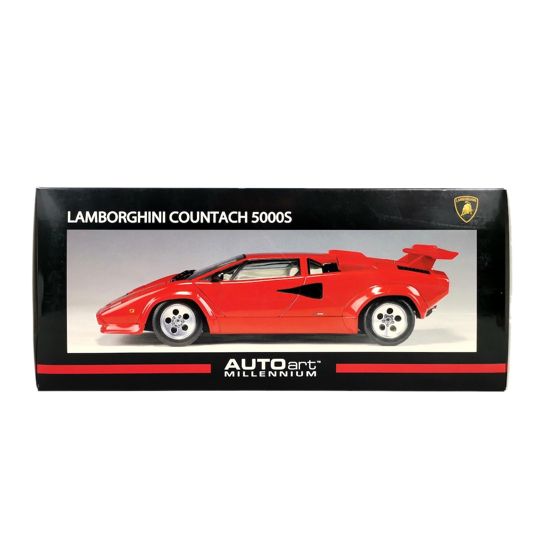 Autoart 1/18 Lamborghini Countach 5000S Millennium 74531 Red - Etsy