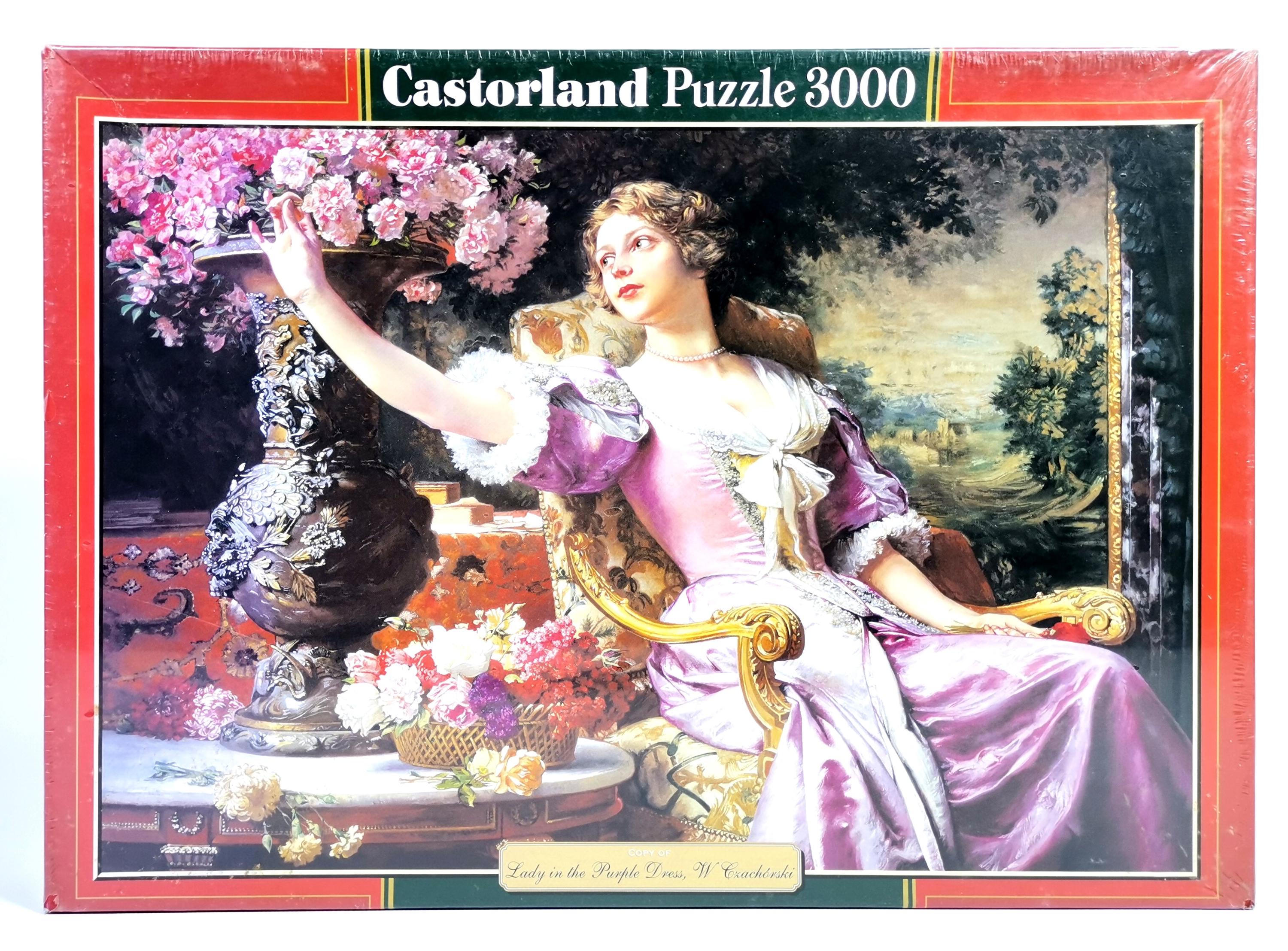 lady in purple dress puzzle 3000 pieces Jigsaw Puzzles Castroland Lady in the purple dress #300020