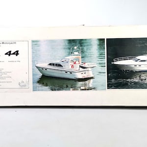 Vintage Krick Broom 44 Luxusyacht Modell Boot Bausatz (Maßstab 1:16)