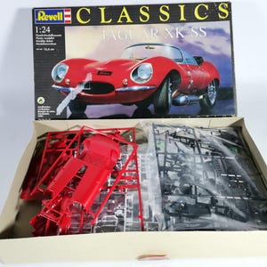 Rare Jaguar XK SS #7205 Revell à l&#39;échelle 1/24