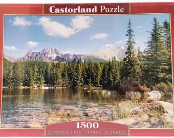 1500 Teile Puzzle Castroland ""Strbskie see Tatra Slowakei"" #150465."