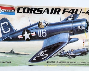 Monogram Corsair F4U-4 op schaal 1/48 #6833