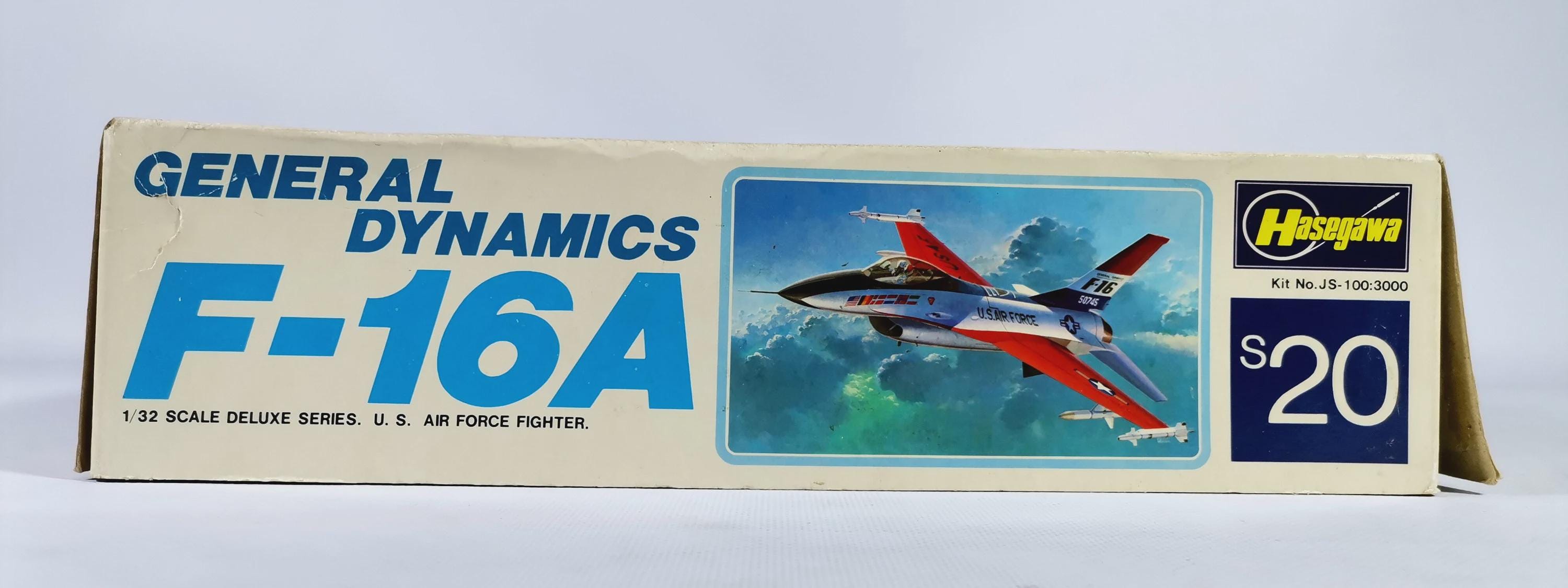 1/32 Hasegawa General Dynamics F-16A Fighting Falcon #S20 - Etsy
