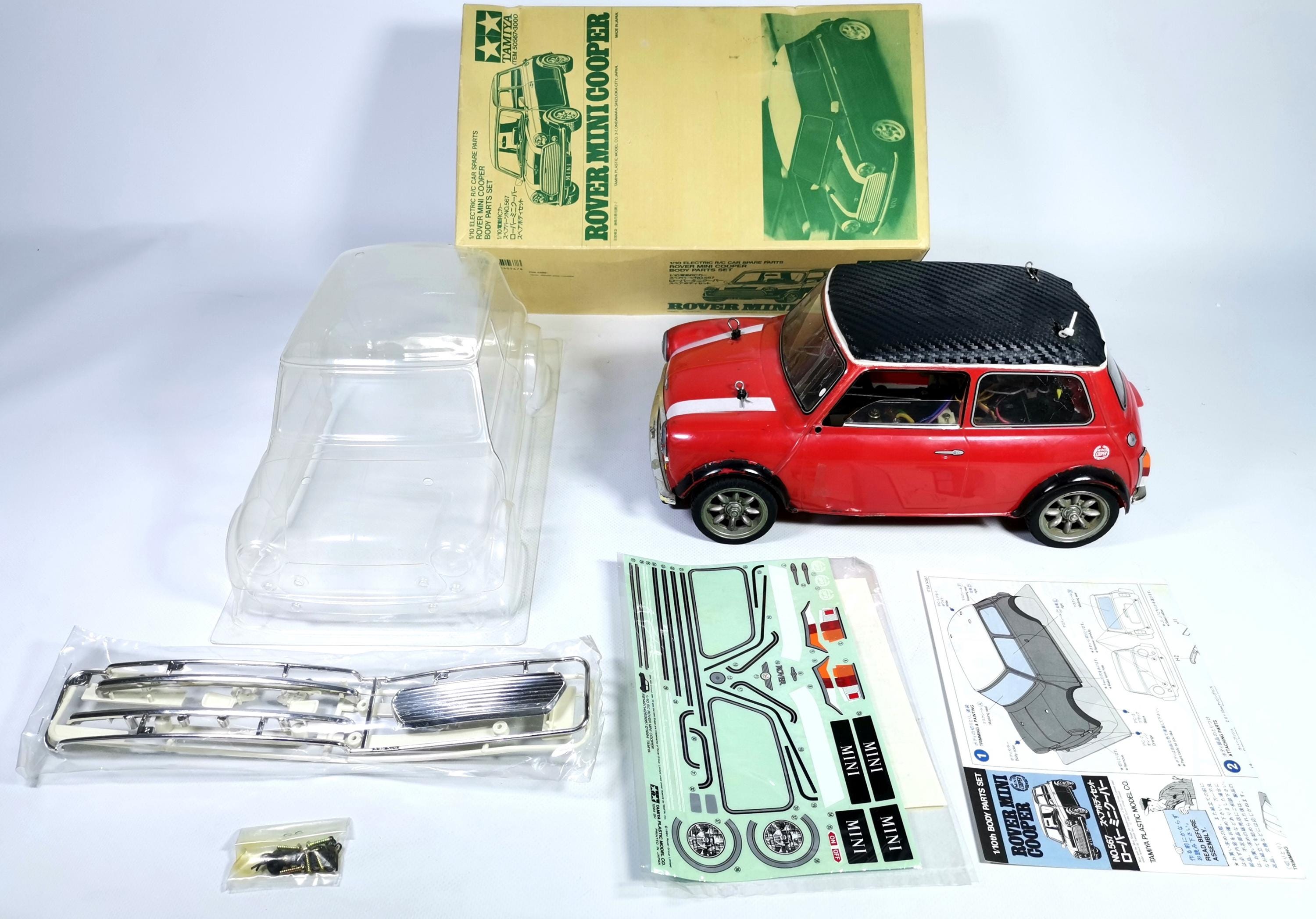 タミヤ 1/10 ミニクーパー RCカー & 1994 ローバー ボディセット