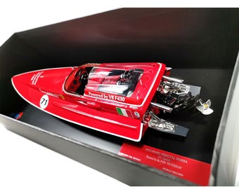RARE BBR Models Ferrari - Molinari Freccia Rossa Race Boat #71 - Etsy