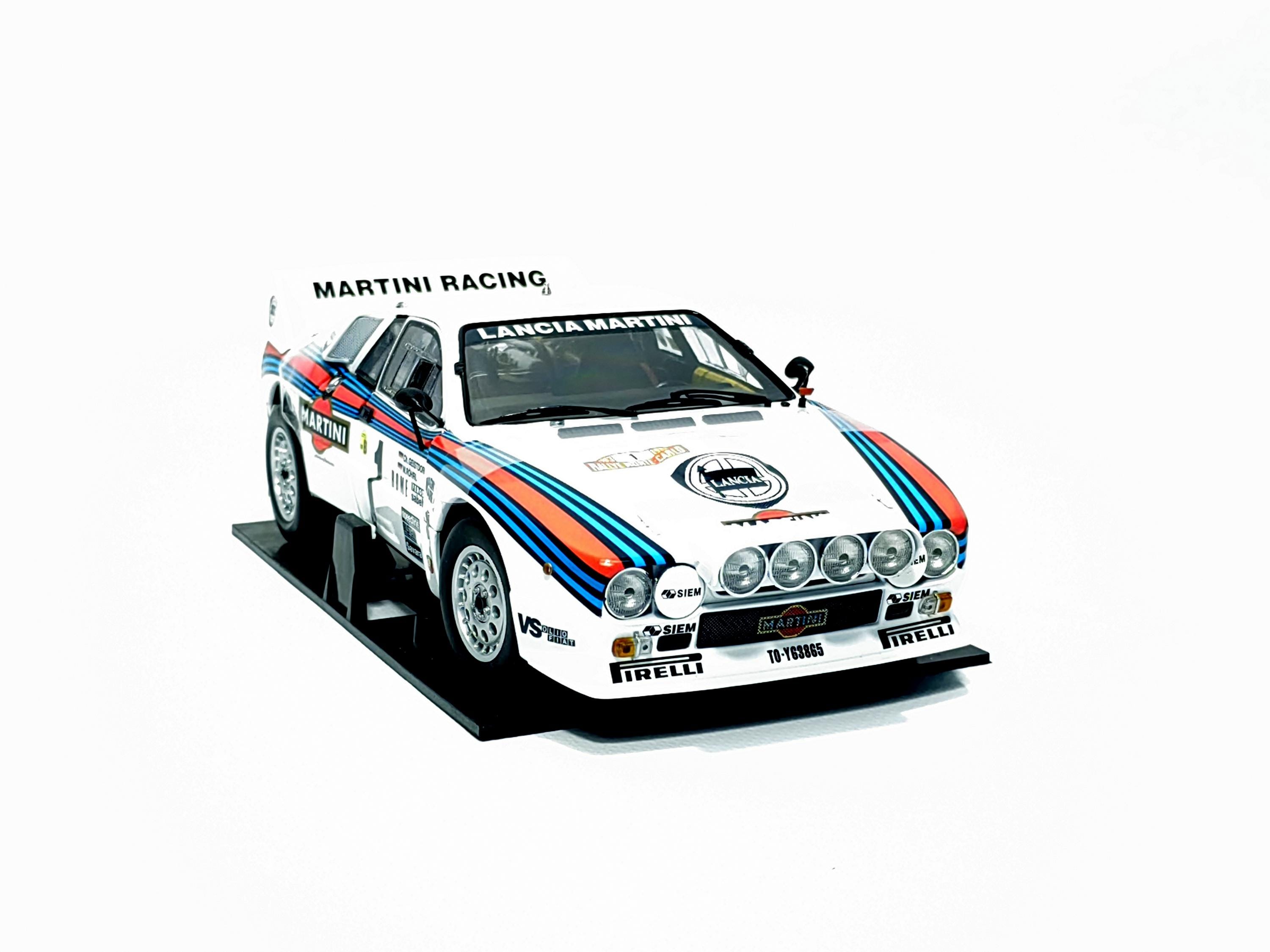 Kyosho 1/18 Lancia 037 #1 Martini Racing 1983 Monte Carlo Rally