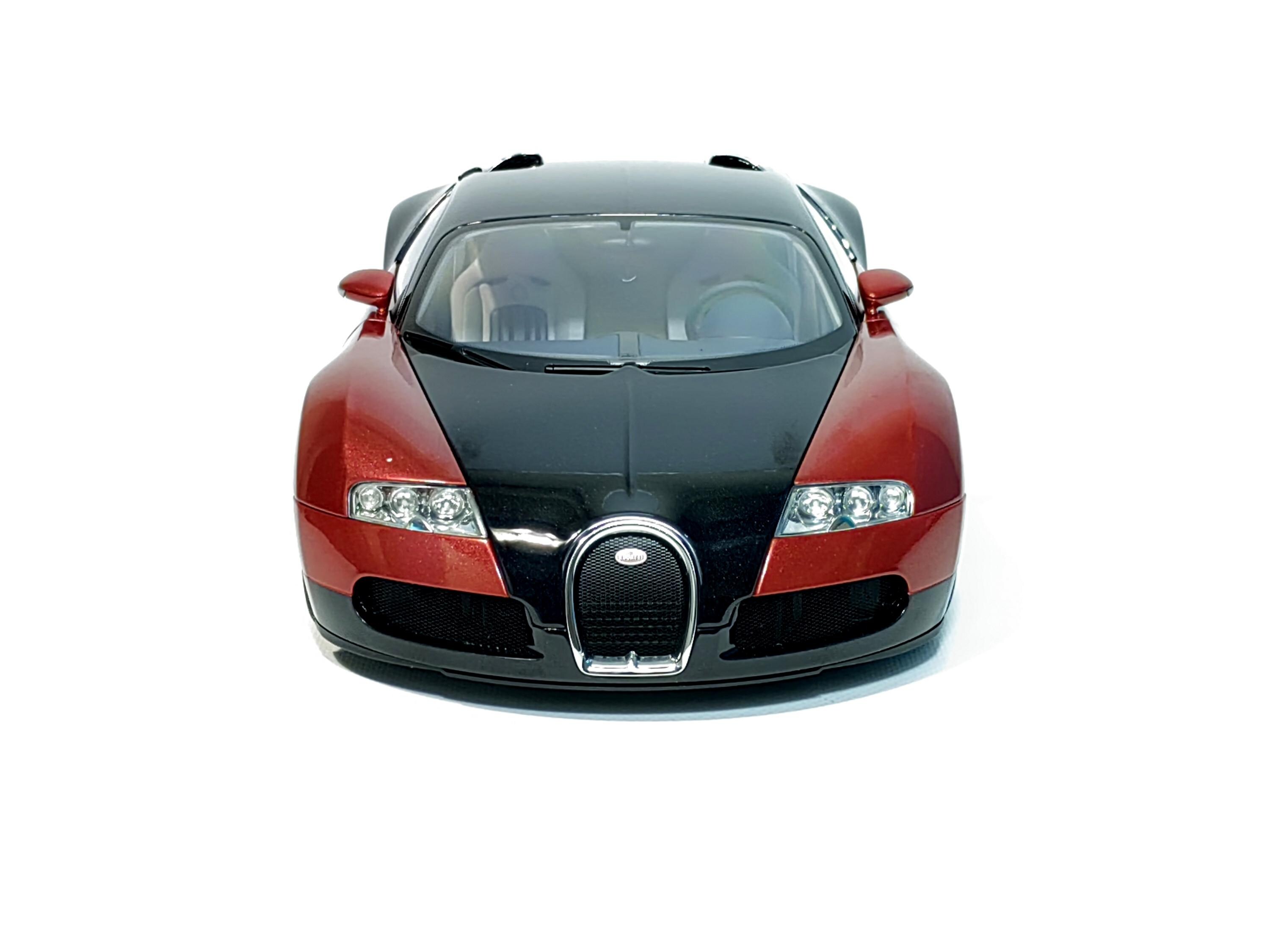 Autoart 1/12 Bugatti EB 16.4 Veyron Production Car Black/red