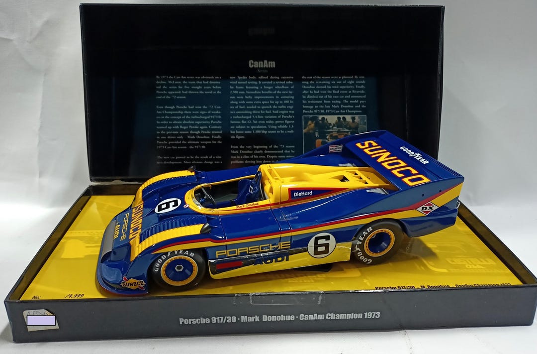 1/18 Porsche 917/30-mark Donohue Champion 1973 Minichamps Canam