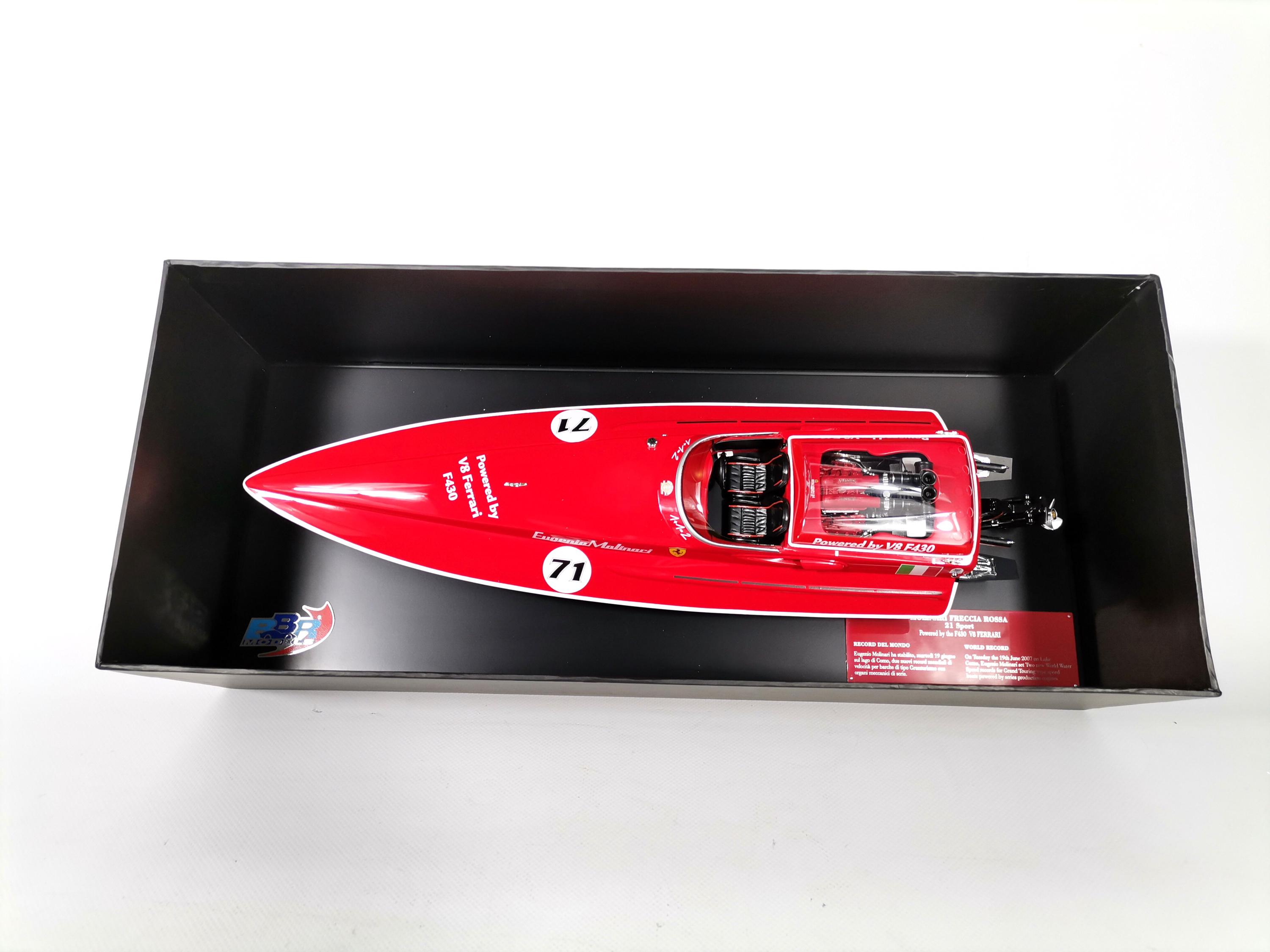 RARE BBR Models Ferrari - Molinari Freccia Rossa Race Boat #71 - Etsy