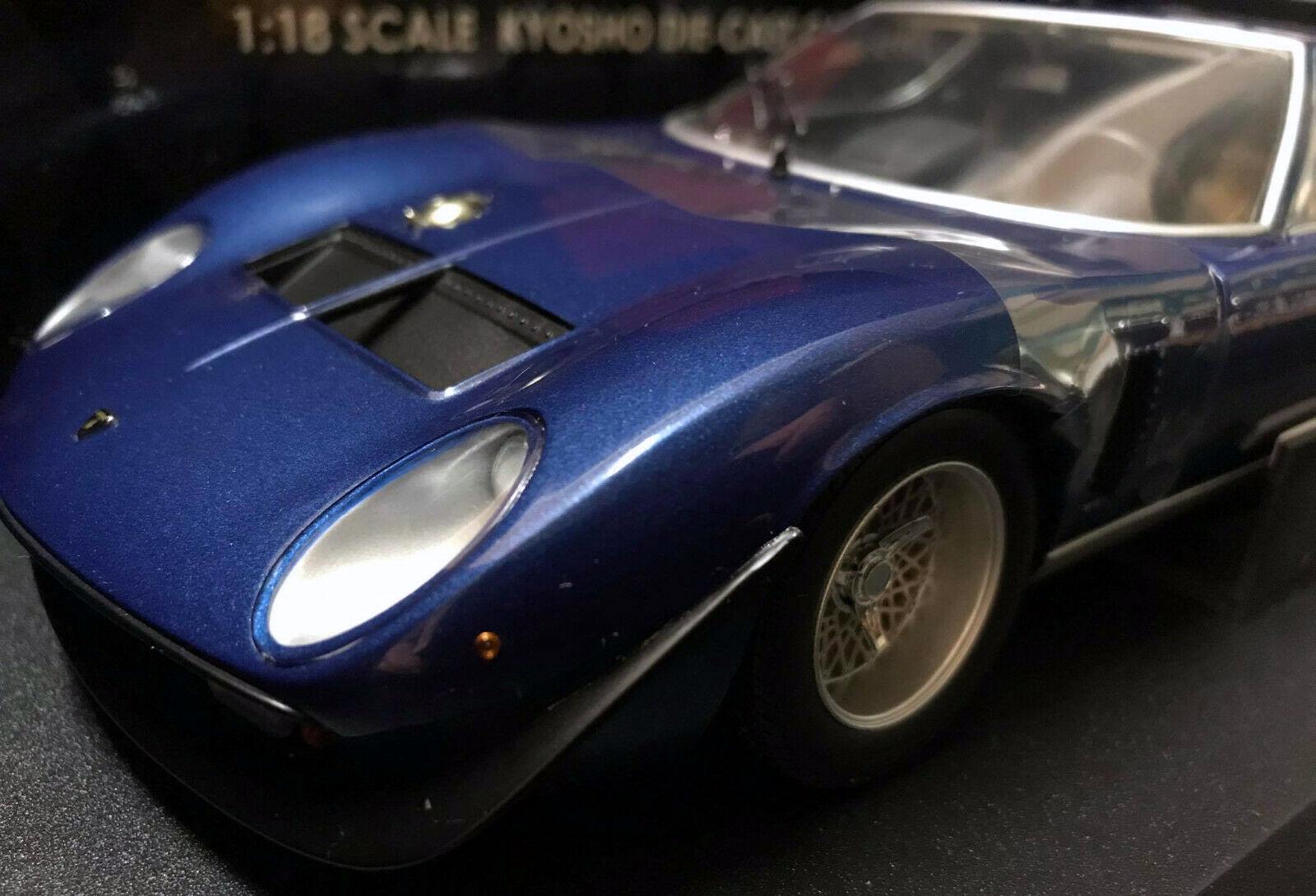 1/18 LAMBORGHINI JOTA SVR Blue Kyosho #08311BL - Etsy