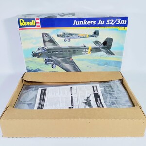 1/48 Scale Revell Junkers Ju 52/ 3M #85-5612 - Etsy