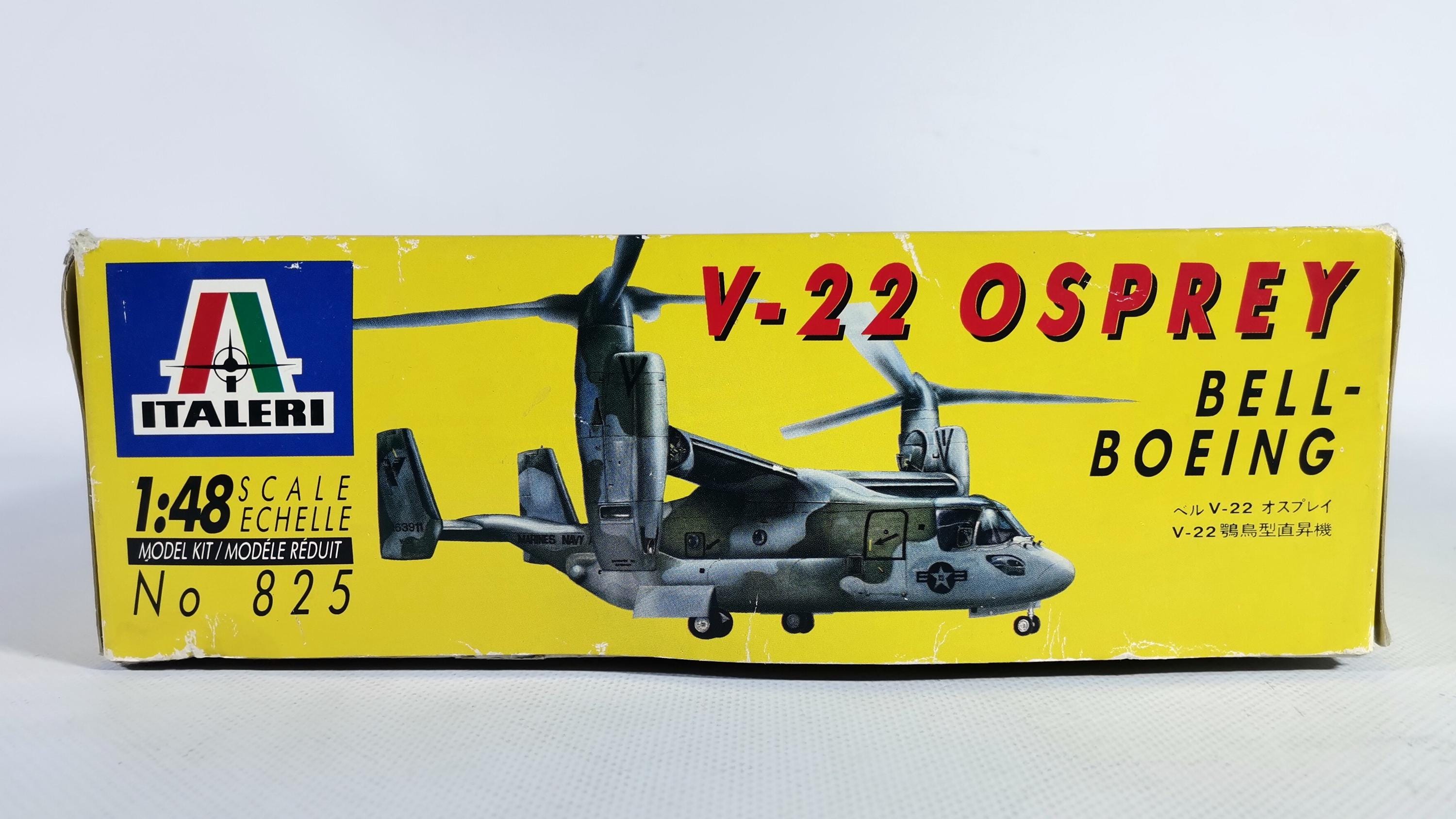 1⁄48 Scale Italeri V-22 Osprey #825 - Etsy