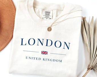Comfort Colors London T-Shirt: England Travel Shirt