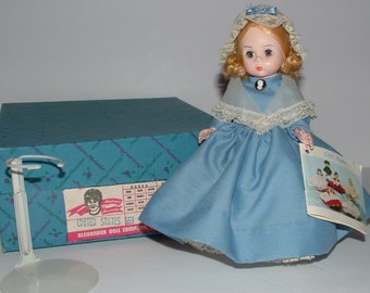 Vintage Madame Alexander 8" Doll - RESTRUNG - International - United States #559