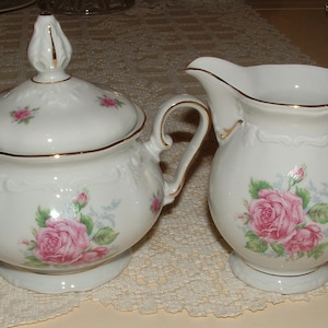 Vintage China Sugar & Creamer - Winterling, Bavaria, Germany #56