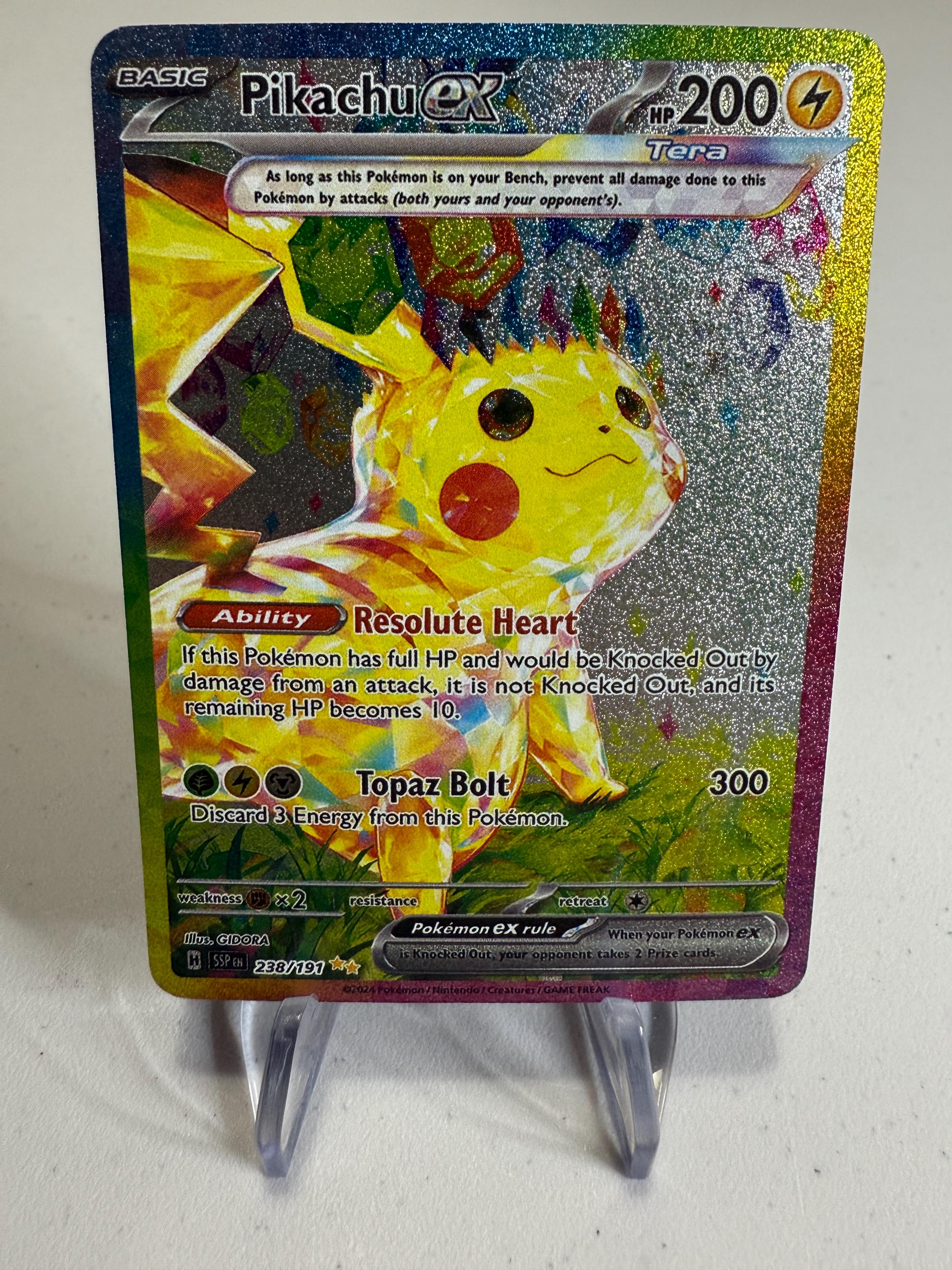 Pikachu Ex 238 191 - Etsy