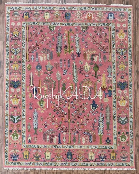 Modern Abstract Hand-Tufted Wool Rug 100% New Zealand Wool Area Rug Custom Living Room Accent Carpet