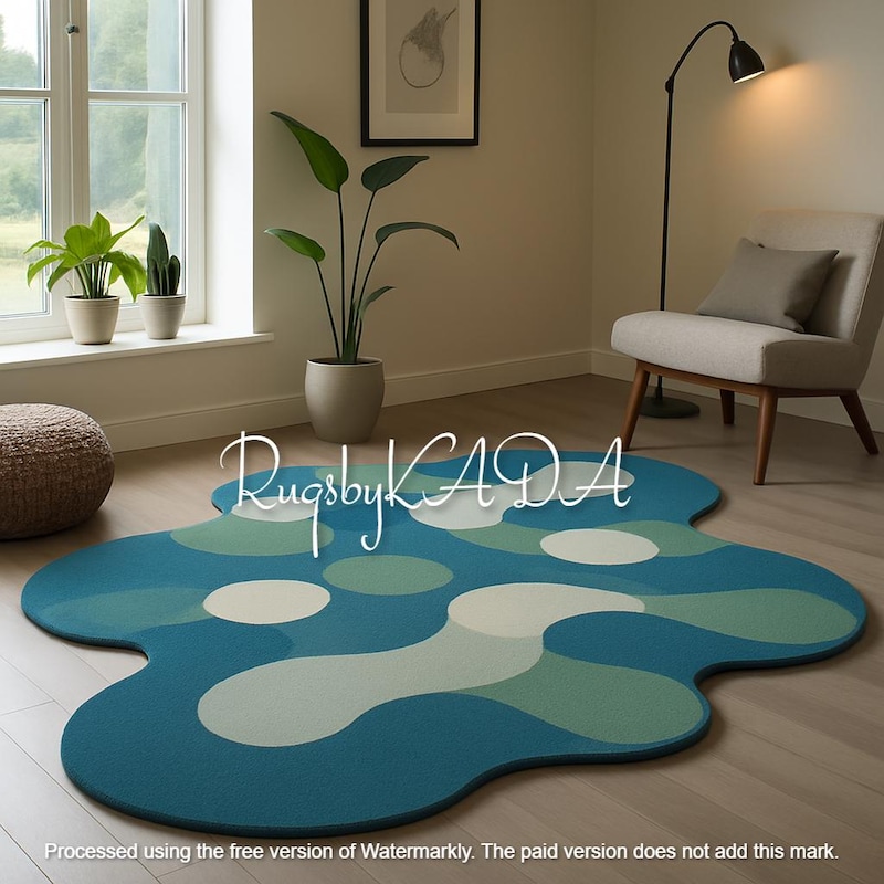 Blob Rug - Etsy