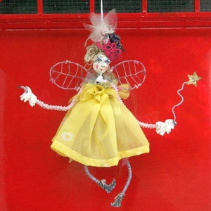 Hanging  Art Doll, &#39;Miss Thrix&#39;