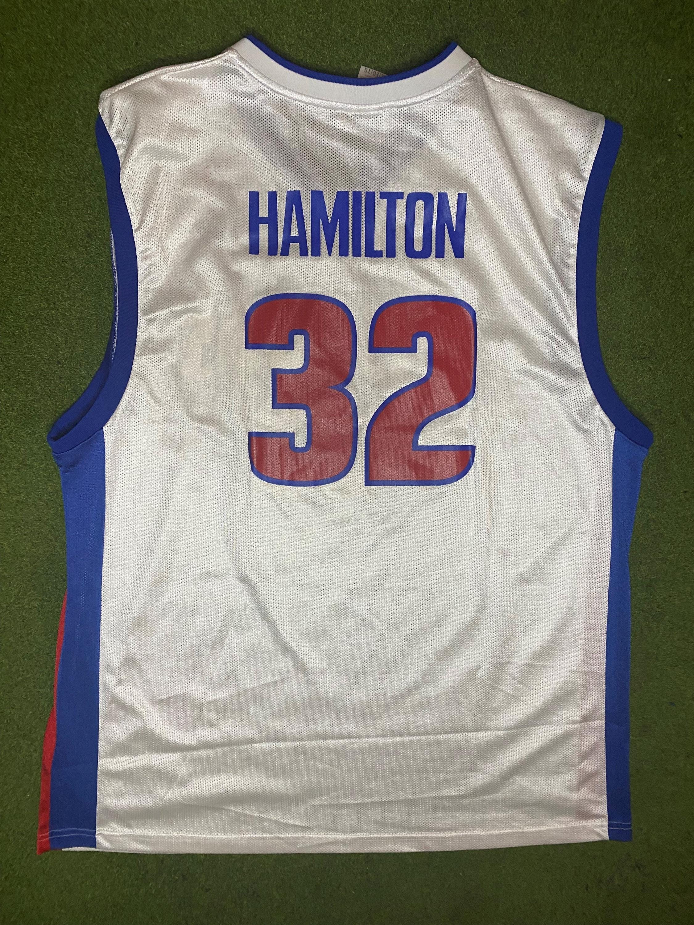 00s Detroit Pistons Richard Hamilton #32 Reebok Vintage NBA