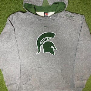 00s Michigan State Spartans - Heavyweight Nike - Vintage College Hoodie (XL)