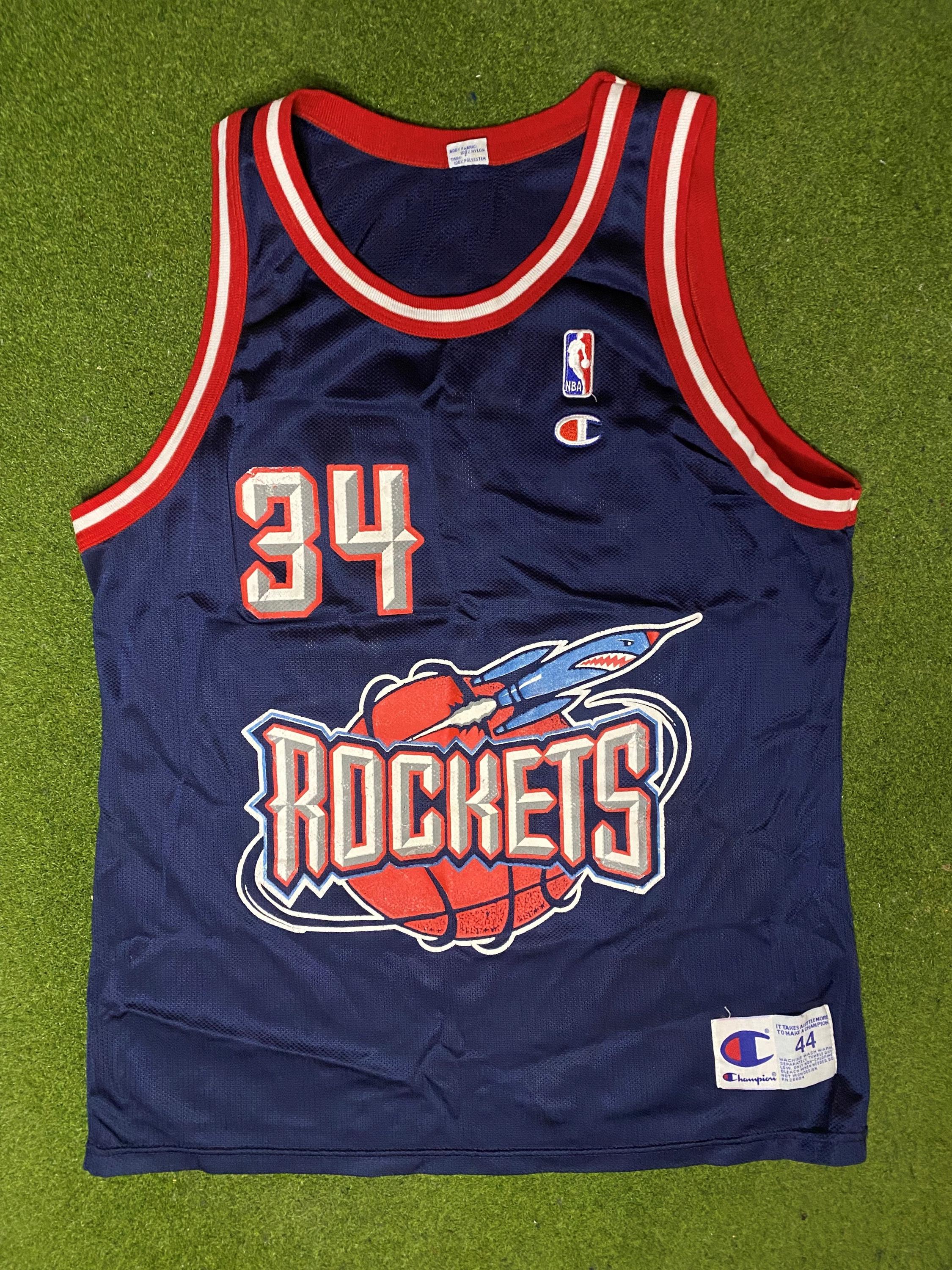 雰囲気抜群 90s NBA Champion アキームオラジュワン ユニフォーム 1990