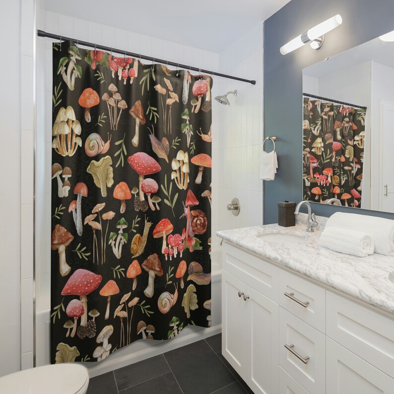 Mushroom Grove Shower Curtain NCU0DDK2395
