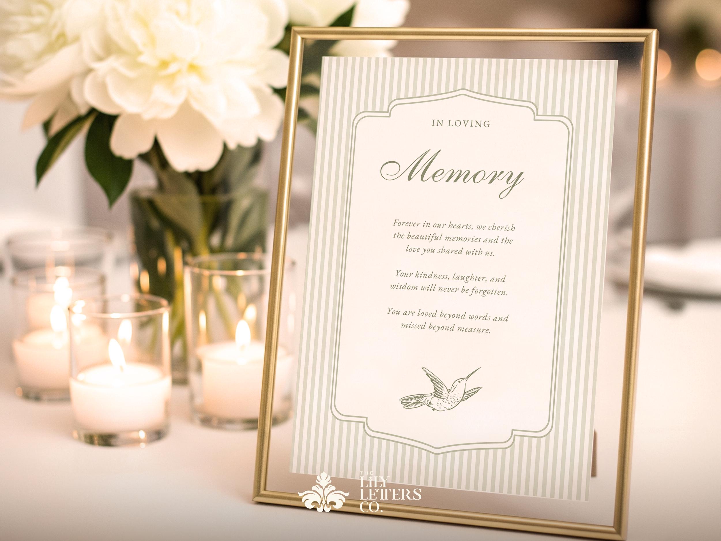 thumbnail image 2 of Printable Funeral Prayer Card 3 X 5 Memorial Prayer Card Editable With Ms Word Purple Iris Flowers Hummingbird 2 of 13