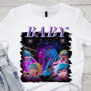 Baby Saja Graphic Tee Kpop Demon Hunters,-Demon Hunters K-pop Graphic Tee, Trendy K-pop Graphic Tee Demon Hunter Vibes