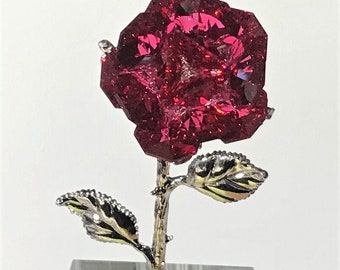 【美品】スワロフスキー Darose クリスタルレッド 956808 フラワー 美品】スワロフスキー Darose クリスタルレッド 956808 フラワー