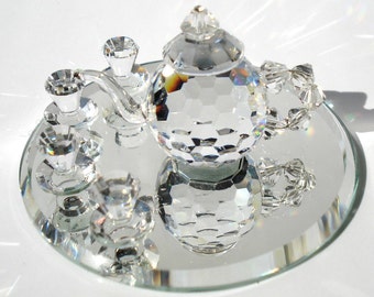 Tea Set made with Swarovski Crystal