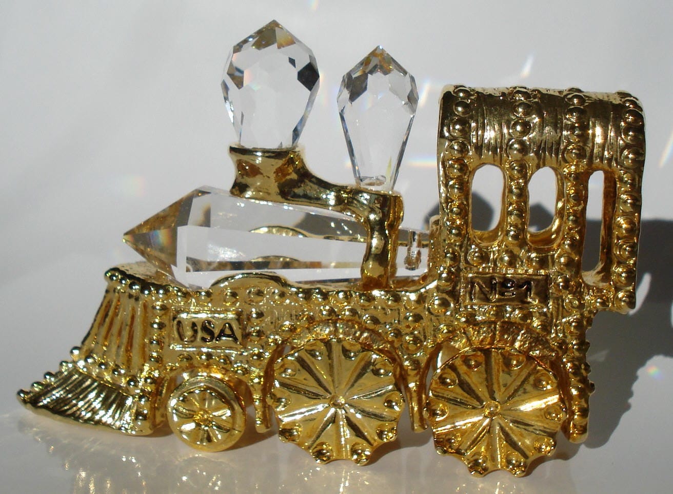 Swarovski Crystal Train - Etsy