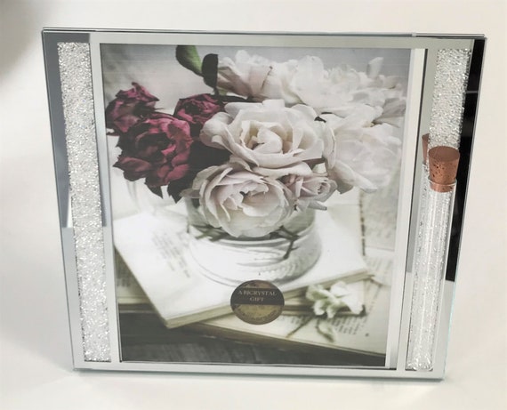 8 X 10 Silver Crystalized Picture Frame 8 X 10 Silver Crystalized Picture Frame