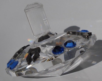 Crystal Dreidel made with Swarovski Crystal