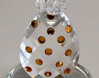 Crystal Pineapple handcrafted using Swarovski Crystal