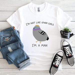 I'm Not Like Other Girls,Funny Animal T Shirt,Meme T Shirt,Unisex T Shirt,Silly Goose,Funny Drawing T Shirt,Joke T Shirt,Funny Tee Shirt