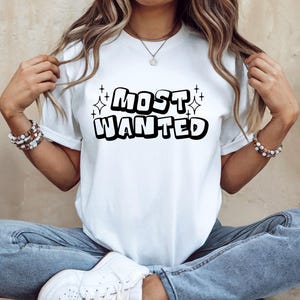 Most Wanted Cowboy T-Shirt, rodeo mama shirt, cowboy carter hat, toddler rodeo shirt, Western Bachelorette T-Shirt, cowboy carter stickers