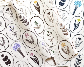 Simple Wild Flower Embroidery Applique Sheet Pattern