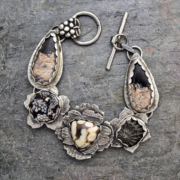Natural Fossil Bracelet