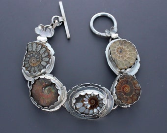 All Fossil Ammonite Bracelet