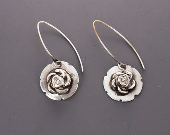 Rose Flower Earrings