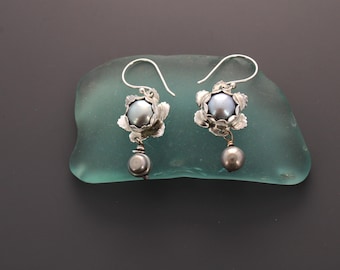 Mabe Pearl Drop Earrings
